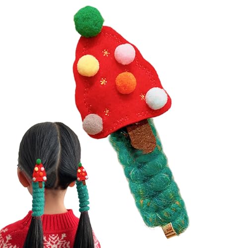 Weihnachts-Haarschmuck,Weihnachts-Haarband | Weihnachten Haarspange Scrunchies | Holiday No Damage Spiral-Haargummis, elastische Pferdeschwanzhalter für Mädchen von Generisch