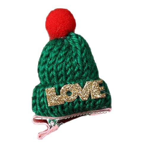 Weihnachts-Haarspangen für Mädchen, Weihnachtsmütze-Haarspangen - Lustige Haarspangen Weihnachtsspangen - Weihnachts-Haarspangen, Weihnachtsmütze-Haarspangen, süße Haarspangen, Weihnachts-Haar-Accesso von Generisch