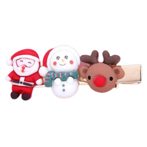 Weihnachts-Haarspangen für Mädchen, süße Weihnachts-Haarspangen für Kinder | Niedliche Weihnachts-Styling-Haarspangen für kleine Mädchen | Haar-Styling-Weihnachtshaar-Accessoires für Kinder, von Generisch