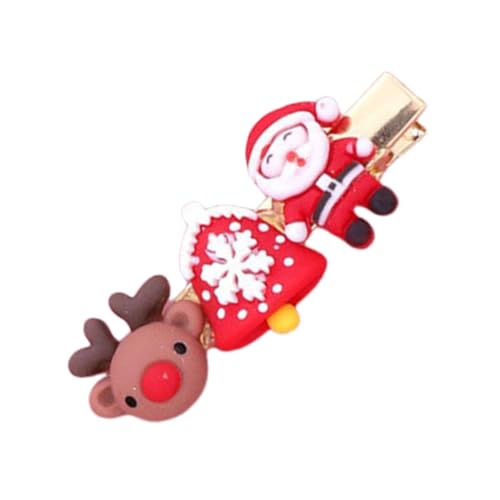 Weihnachts-Haarspangen für Mädchen, süße Weihnachts-Haarspangen für Kinder - Weihnachtssüße Haarnadeln für Kinder | Haar-Styling-Weihnachtshaar-Accessoires für Kinder, Mädchen von Generisch