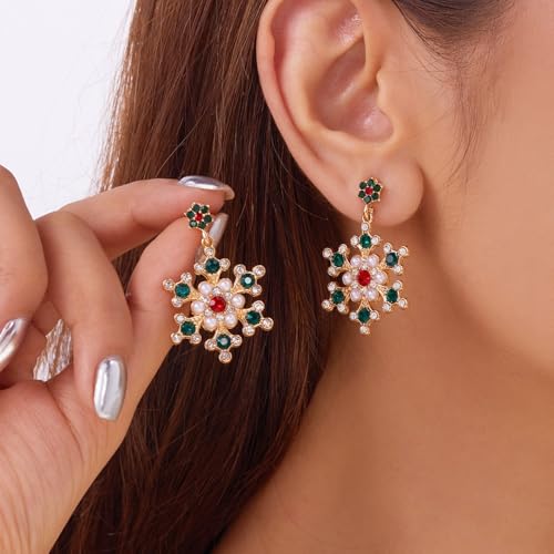 Weihnachtsbaum Ohrringe hochwertige Accessoires für den Alltag, für Weihnachten, als inspirierendes Geschenk, C baumeln Tropfen (A, 4x2. 5cm) von Generisch