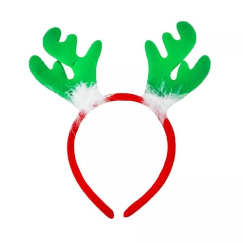 Weihnachtsgrünes, gepolstertes Rentiergeweih-Stirnband aus Filz Weihnachtsgrünes, gepolstertes Rentiergeweih-Stirnband aus Filz von Generisch