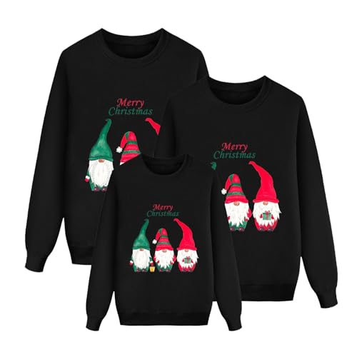 Weihnachtspullover Familie Set Partnerlook Pärchen Weihnachtstassen Pulli Weihnachten Damen Lustig Gestrickte Pullover Strickpullover Winterpullover Weihnachtspullis Sweatshirt Herren Damen Kinder von Generisch