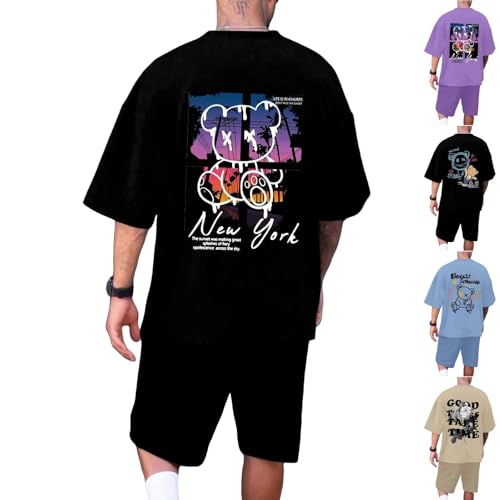 Weiss Trainingsanzug Herren Kurzarm Palmm Angels T Shirt + Kurze Hose Sommer Sportanzug Jogginganzug Freizeitanzug Bedruckter Outfit Set Baumwolle Leinen Anzug für Urlaub Strand Alltag 4xl 6xl Weiss Trainingsanzug Herren Kurzarm Palmm Angels T Shirt + Kurze Hose Sommer Sportanzug Jogginganzug Freizeitanzug Bedruckter Outfit Set Baumwolle Leinen Anzug für Urlaub Strand Alltag 4xl 6xl von Generisch