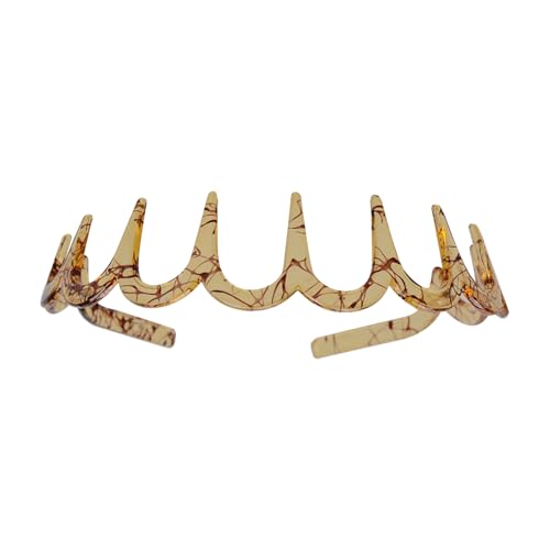 Welliger Haarreif, Zickzack-Stirnband, Sportmode-Kopfbedeckung, Unisex-Haarreifen, Rutschfeste Kopfbedeckung, Make-up-Stirnband Für Damen Und Herren, Haar-Accessoires von Generisch