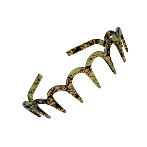 Welliger Haarreif, Zickzack-Stirnband | Sportmode-Kopfbedeckung | Unisex-Haarreifen, rutschfeste Kopfbedeckung, Make-up-Stirnband für Damen, Herren, Teenager, Mädchen von Generisch