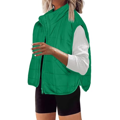 Weste Damen Kurze Steppweste Winter Warme Daunenweste Ärmellos Pufferjacke Leichte Übergangsweste Winterjacke Gilet Puffer Weste Outdoor Kurzeweste Gesteppt Westen Stehkragen Thermoweste Weste Damen Kurze Steppweste Winter Warme Daunenweste Ärmellos Pufferjacke Leichte Übergangsweste Winterjacke Gilet Puffer Weste Outdoor Kurzeweste Gesteppt Westen Stehkragen Thermoweste von Generisch