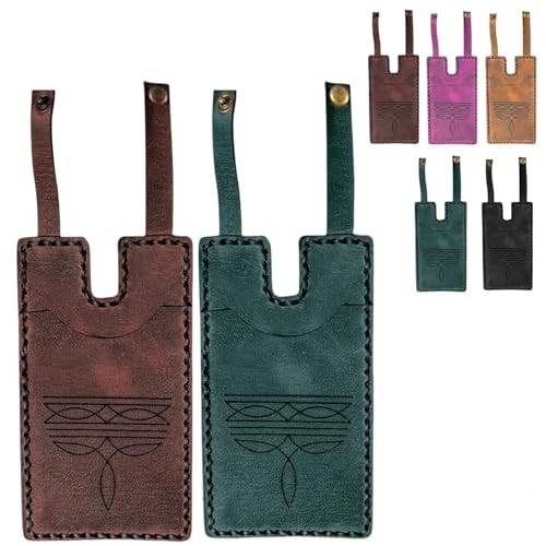 Western Boot Wallet with Snap Strap,Fashion Leather Boot Wallet,Handcrafteds Leather Boots Credit Card Holder for Womens von Generisch