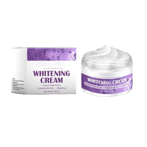 Whitening Cream, Aufhellungscreme, Bleaching Creme, Peptide Moisturizing Cream, Feuchtigkeitsspendende Gesichtscreme For Glatte Haut, Innere Oberschenkel,FüR Frauen & MäNner, 50g (1) von Generisch