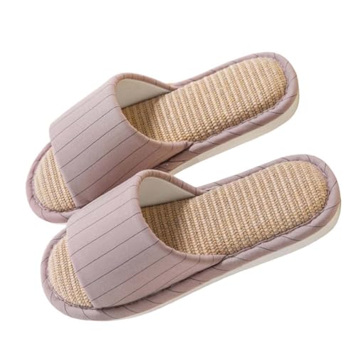 Winter Gästepantoffeln Damen rutschfest Hausschuhe Warm Kuschel Filzhausschuhe Leichte Bequeme Hotelslipper Herbst Weiche Slippers House Gefüttert Orthopädische Hausschuhe von Generisch