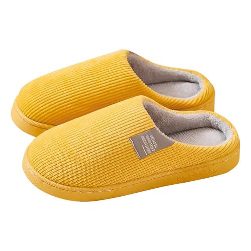 Winter Hauspantoffeln Damen Plüsch Latschen Damen Bequeme Warm Hauslatschen Rutschfest Sohle Pantoffeln Frauen Pantoffel Schlappen Hausschlappen Indoor Home Kuschelig Slippers ﻿2025 von Generisch