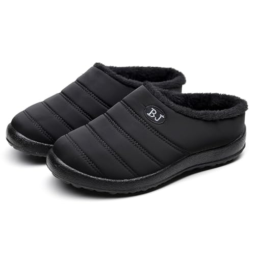 Winter-Schneestiefel für Damen, Herren Damen Winterstiefel, gefüttert, wasserdicht, rutschfest, Stiefeletten, warme Outdoor-Schuhe mit Fellfutter Winterschuhe von Generisch