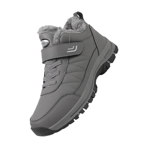 Winter Sneaker Damen Gefüttert Schneestiefel Winterschuhe Bequem Rutschfeste Winterstiefel Casual Runde Zehe Stiefeletten Kurzstiefel Damenstiefel Schneeschuhe Outdoor Snow Boots 2025 von Generisch