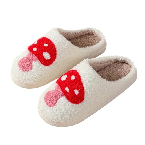 Winter Warm Filzhausschuhe Damen rutschfest Hausschuhe Damen Kuschel Weiche Plüsch Winterhausschuhe Flauschig Slipper Unisex Leicht Hauspantoffeln Weite Orthopädische Hausschuhe Cosy Hauspantoffeln von Generisch