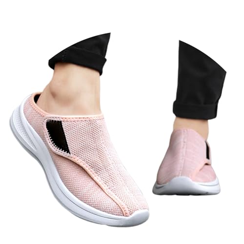 Winter Warm Hausschuhe Damen Herren Frauen Rutschfeste Memory-Schaum Slippers Scuff Offen Flauschiges Innerfutter Glatte Böden von Generisch