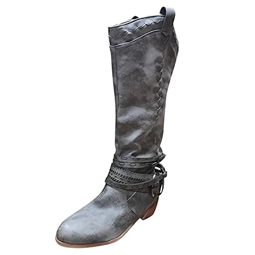 Winterboots Damen - Rutschfeste Winterschuhe Herbststiefel Klassisch Winterstiefel Schlupfschuhe Warm Elegant Damenstiefel Halbstiefel Outdoor Bequem Stiefeletten Leicht Stiefel von Generisch