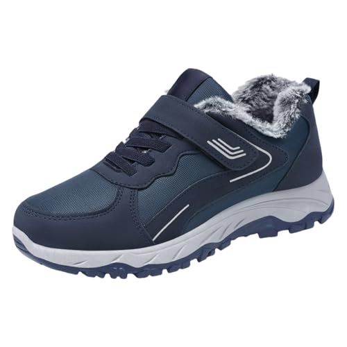 Winterboots Damen Winterschuhe Damen Winter Schuhe Bequem Leicht Weitschaft Warme Fleece Winter Boots Women Elastische Ergonomie Breite Füße Fußgewölbestütze Schneeschuhe von Generisch