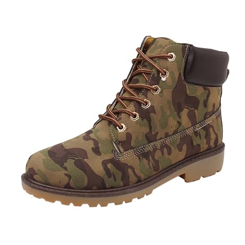 Winterboots Damen Winterstiefeletten Damen Gefüttert Winterboots Bequem Leicht Weitschaft Warme Fleece Kurzstiefeletten Elastische Ergonomie Breite Winter Boots von Generisch