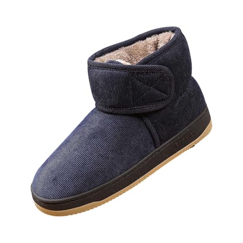 Winterboots Damen Winterstiefeletten Damen Gefüttert Winterboots Outdoor Rutschfeste Weitschaft Warme Fleece Kurzstiefeletten Elastische Ergonomie Winter Boots von Generisch
