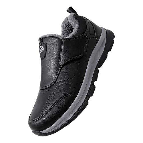 Winterboots Damen Winterstiefeletten Damen Gefüttert Winterboots Outdoor Rutschfeste Weitschaft Warme Fleece Winter Boots Women Elegant Ergonomie Winterschuhe von Generisch