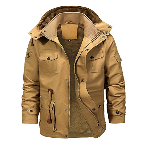 Generisch Herren Barge Winterjacke m. Kapuze & Teddyfutter | Winterparka Herrenjacke Parka Winter Arbeitsjacke Sehr Warme Winterjacke Herren Generisch Herren Barge Winterjacke m. Kapuze & Teddyfutter | Winterparka Herrenjacke Parka Winter Arbeitsjacke Sehr Warme Winterjacke Herren von Generisch