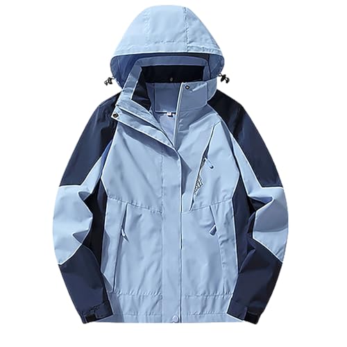 Winterjacke Jungen,Skijacke Herren: 3 In 1 Winterjacke Warm Winter Skijacke Wasserdicht Funktionsjacke Outdoor Snowboardjacke Reduziert Wintermantel Grosse Grössen Wanderjacke Unisex von Generisch