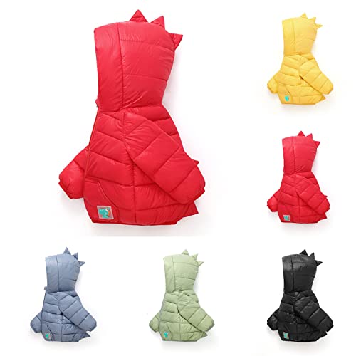 Winterjacke MäDchen Jungen Leichte Kapuzenjacke Mit Taschen Winter Warme Steppjacke Niedliche Wintermantel Kinder Casual Winddicht Daunenjacke Leichte ReißVerschluss Puffer Jacke Outdoor 1-5 Jahre von Generisch