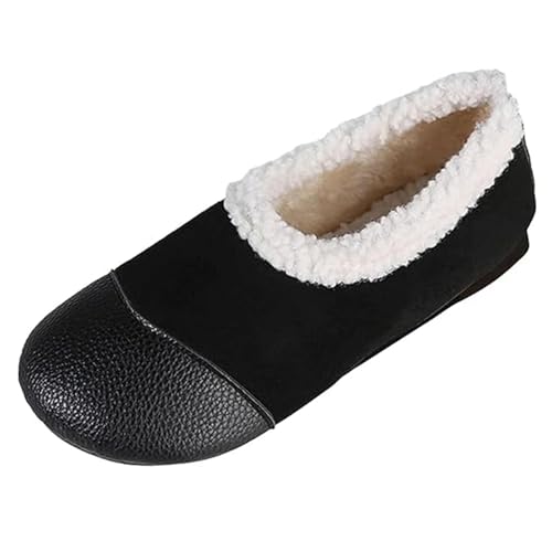 Winterschuhe Damen Gefüttert Winterboots Slip On Schuhe Pantoletten Winter Warm Hausschuhe Schlupfstiefel Plüsch Slipper Flache Schuhe Leichte Frottee Halbschuhe Low Top Sneaker Gr.36-43 Winterschuhe Damen Gefüttert Winterboots Slip On Schuhe Pantoletten Winter Warm Hausschuhe Schlupfstiefel Plüsch Slipper Flache Schuhe Leichte Frottee Halbschuhe Low Top Sneaker Gr.36-43 von Generisch
