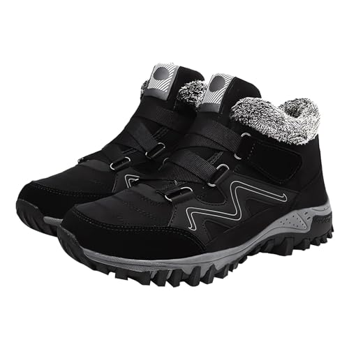 Winterschuhe Herren GefüTtert Warme Sportschuhe Bequeme Bergschuhe Trekking- & Wanderschuhe FüR Herren High Top Winterstiefel Outdoor Stiefel Damen OrthopäDische Schuhe Slip On Sneakers Winter von Generisch