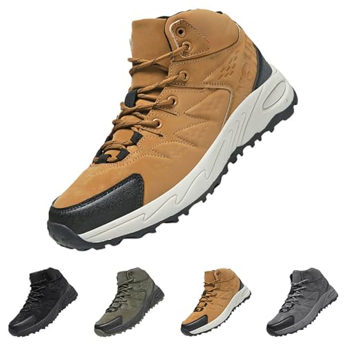 Winterschuhe Herren Winterstiefel Wanderstiefel Trekking Stiefel Gefüttert Rutschfeste Boot Wasserdicht Stiefeletten Elegante Schnürstiefeletten Klassische Ankle Boots Verschleißfest Arbeitsschuhe Winterschuhe Herren Winterstiefel Wanderstiefel Trekking Stiefel Gefüttert Rutschfeste Boot Wasserdicht Stiefeletten Elegante Schnürstiefeletten Klassische Ankle Boots Verschleißfest Arbeitsschuhe von Generisch