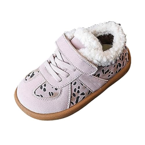 Winterschuhe Mädchen Jungen Gefütterte Warm Sneaker Hallenschuhe Kinder Sportschuhe Laufschuhe Turnschuhe Kinderschuhe Hallenturnschuhe Fitnessschuhe rutschfeste Freizeitschuhe Walkingschuhe von Generisch