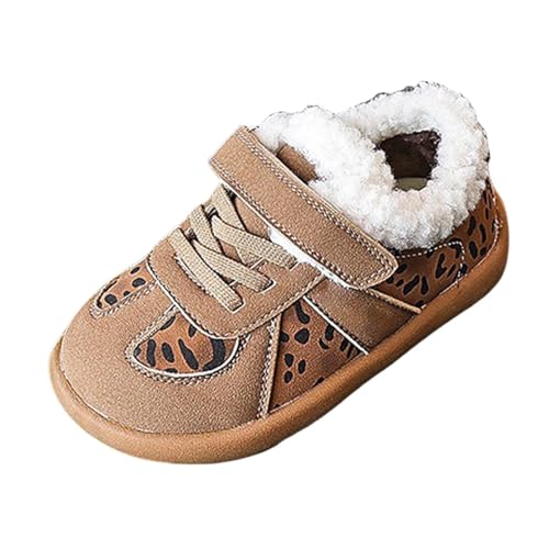Winterschuhe Mädchen Jungen Gefütterte Warm Sneaker Hallenschuhe Kinder Sportschuhe Laufschuhe Turnschuhe Kinderschuhe Hallenturnschuhe Fitnessschuhe rutschfeste Freizeitschuhe Walkingschuhe von Generisch