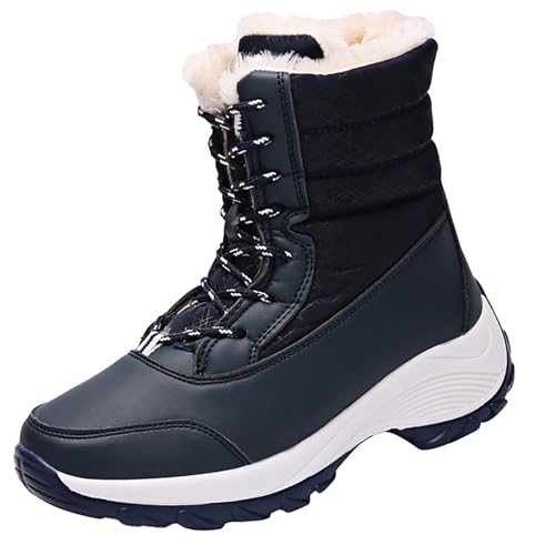 Winterstiefel Damen GefüTtert Schneestiefel Snow Boots - Wasserdicht Rutschfest SchnüRstiefel Schlupfstiefel - Warmes Bequem üBergangsstiefel Baumwollstiefel Thermostiefel FüR Frauen Schneeschuhe Winterstiefel Damen GefüTtert Schneestiefel Snow Boots - Wasserdicht Rutschfest SchnüRstiefel Schlupfstiefel - Warmes Bequem üBergangsstiefel Baumwollstiefel Thermostiefel FüR Frauen Schneeschuhe von Generisch