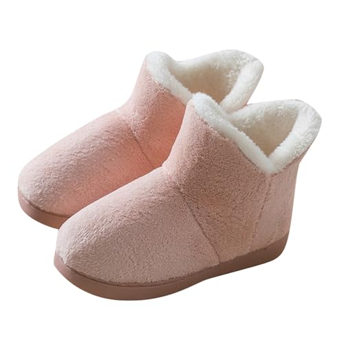 Winterstiefel Damen Gefüttert Hausstiefel Winterboots Plüsch Warm Winterschuhe Schlupfstiefel Schneestiefel Wanderstiefel Outdoor Wanderschuhe Arbeitschuhe Winter Stiefel Boots Trekkingstiefel von Generisch