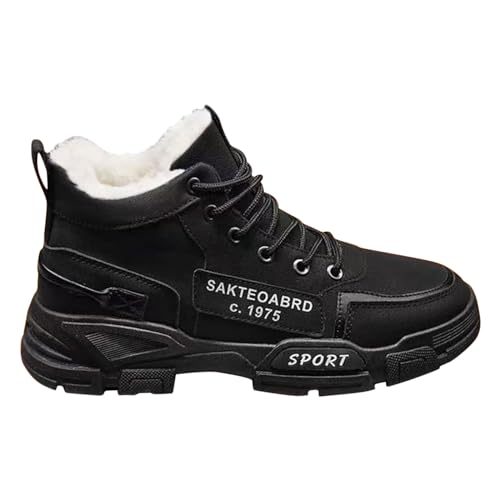Winterstiefel Herren Slip On - Sneaker Herren High Top Stiefel Rutschfest Sportschuhe Winterschuhe Warme GefüTtert Schneestiefel Wasserdicht Schneeschuhe Winterboots Wanderschuhe BarfußSchuhe Winterstiefel Herren Slip On - Sneaker Herren High Top Stiefel Rutschfest Sportschuhe Winterschuhe Warme GefüTtert Schneestiefel Wasserdicht Schneeschuhe Winterboots Wanderschuhe BarfußSchuhe von Generisch