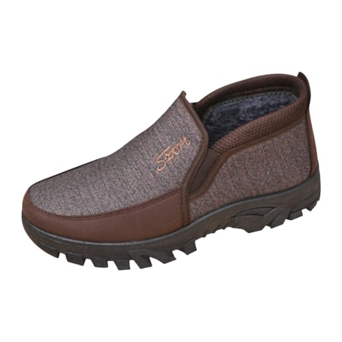 Winterstiefel Herren Warm, Schneesstiefel Herren Winter, Wanderschuhe Low-Top Winterschuhe Fleece Gefüttert Sportschuhe Slip On Freizeitschuhe Klassischer Vintage Outdoorschuhe Für Casual Winterstiefel Herren Warm, Schneesstiefel Herren Winter, Wanderschuhe Low-Top Winterschuhe Fleece Gefüttert Sportschuhe Slip On Freizeitschuhe Klassischer Vintage Outdoorschuhe Für Casual von Generisch