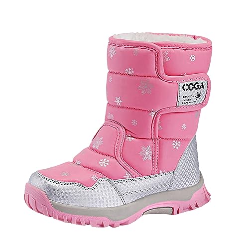 Winterstiefel Kinder Wasserdicht Gefüttert Schneestiefel Kinderstiefel Schwarz Winterschuhe Winterboots Schneeschuhe Sale Winter Boots Kids Schneeboots Warm Snow Boots 29 30 32 33 34 35 36 37 38 39 von Generisch