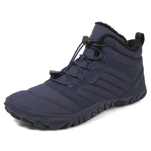 Winterstiefel für Damen Schnürstiefel für kaltes Wetter warme Bequeme Boots für aktive Frauen ideal für winterliche Outdoor-Aktivitäten Alltag (Blue, 40) von Generisch