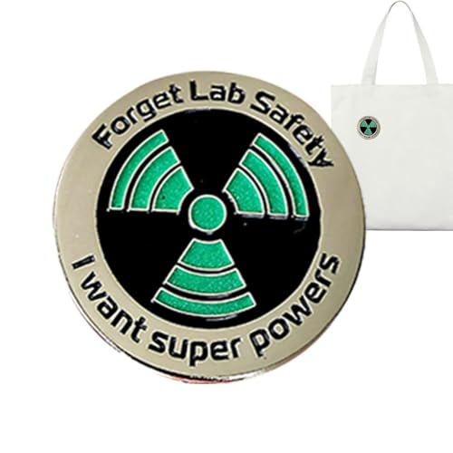 Wissenschaft Emaille Pin,Vergessen Lab Safety Emaille Pin - Leichte, Dekorative Anstecknadel Mit Klarem SchriftzugTragbarkeitPraktisches Geschenk Vom Feinsten Für Herren, Studenten-Campus-Accessoires von Generisch