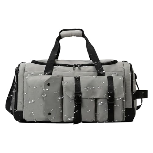Wochenendtaschen für Frauen,Große wasserdichte Sporttasche | Rucksack Mit Feuchtigkeitsgetrennten Fächern Für Springseile Fitnessbänder Sportschuhe Handtücher Handschuhe Indoor von Generisch
