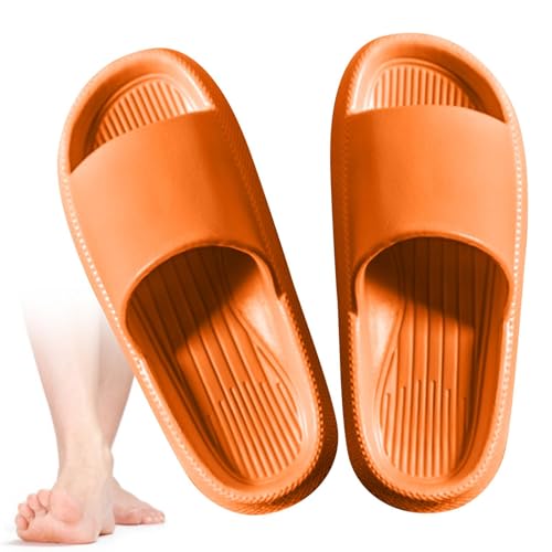 Wolke Hausschuhe - Hausschuhe für Damen | Unisex Dusche Badezimmer Pantoffel Massageschaum Superweiche, rutschfeste, schnell trocknende Sandalen mit dicker Sohle von Generisch