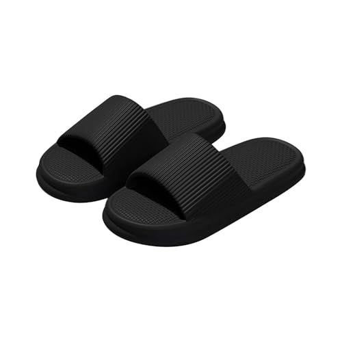 Wolken Sandalen Damen Rutschfeste Badelatschen Slip-On Sandaletten Peep Toe Slippers Mit Weichen Sohlen Flach Duschschuhe Schnell Trocknende Wasserschuhe Drinnen Und Draußen Sommersandalen von Generisch