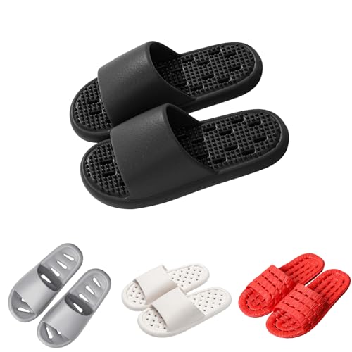 Wolkenschuhe Weiche House Weite H Sandals Bequeme Massage Slippers Dicke Foam rutschfeste Badelatschen Comfy Ergonomische Weiche Sohle Wolkenschuhe Orthopädische Sandalen Damen Modern Schwarz 39 von Generisch