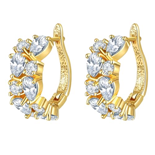 Women And Earring Ear Useful Colorful Clip Earrings Langohrringe (L, One Size) von Generisch