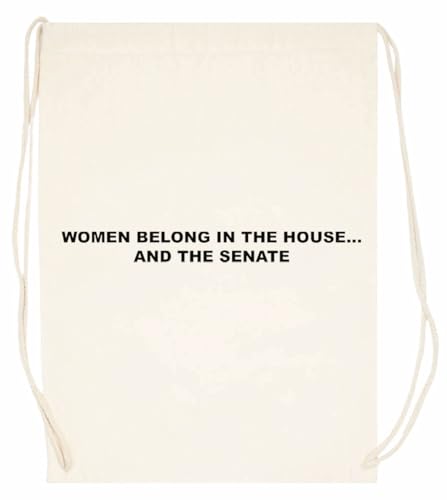 Women Belong In The House Unisex Beige Sporttasche String Sack von Generisch