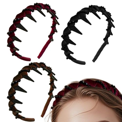 Women Headbands, High Cranium Hairband, Stylish Hair Accessory, Comfortable Fit Design for Weddings, Festivals, Formal Events, Gatherings, Dinner, Outings and More von Generisch