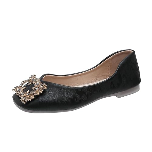Women's Flat Shoes C575503 (Black,36) von Generisch