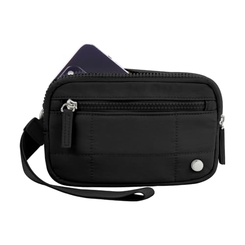 Wristlet Purse, Zipper Coin Wallet, Stylish Daily Pouch, 6.89x4.13 inches Sturdy and Compact Container, Change Purse for Keys, Credit Cards, and Mobile Phone von Generisch