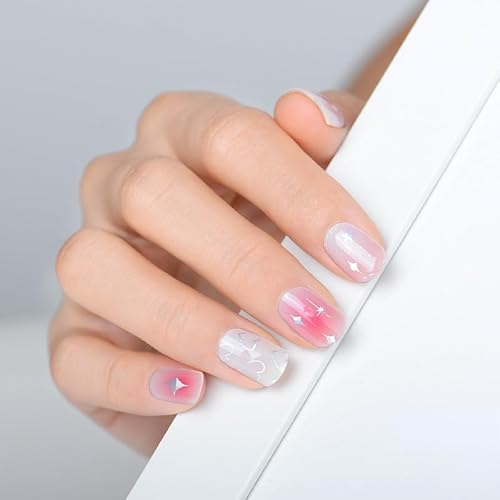 Y-HaLi Gel Semi-Cured Nail Polish Stickers, with Phototherapy Gel Lamp for a Professional Look (JM021) von Generisch