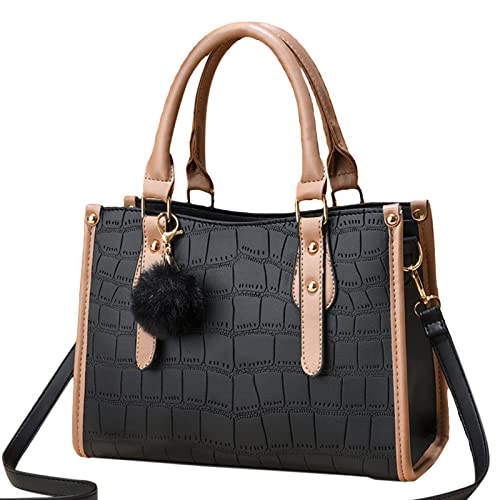 Yoga Taschen Rucksäcke -Einkaufstasche, Handtaschen, Damen-Geldbörse, Umhängetasche, Umhängetasche, Ledertasche Taschen Umhängetaschen (B, One Size) von Generisch